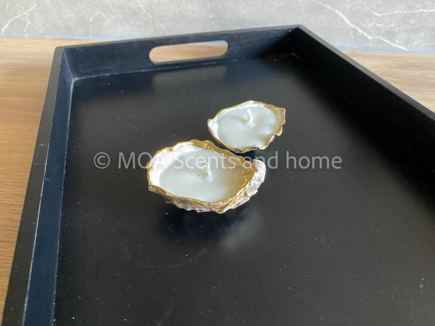 oester gouden rand met kaars oester gouden rand met kaars