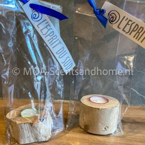 L' Esprit du Sud waxinelichthouder hout