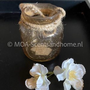 Waxine lichthouder met touw