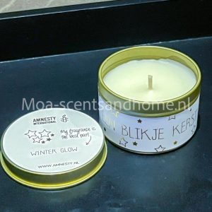 Sojakaarsje - blikje kerstwensen (wit)