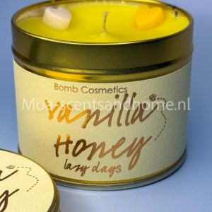 BC Geurkaars in blik "Vanilla honey"