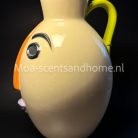 vaas aardewerk schaal gezicht