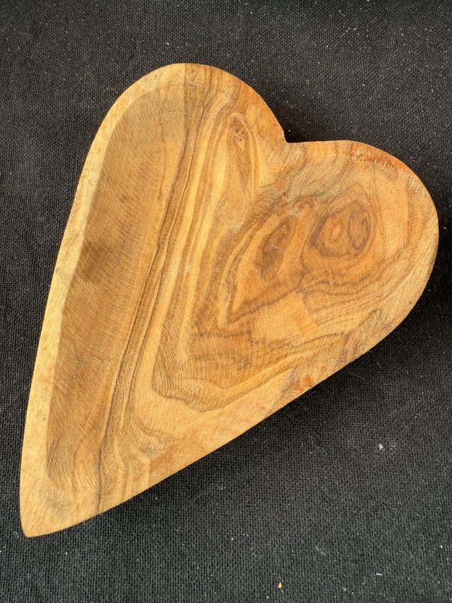 Schaaltje hout hart Schaaltje hout hart
