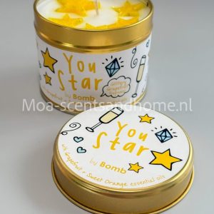 BC Geurkaars in blik "You Star"