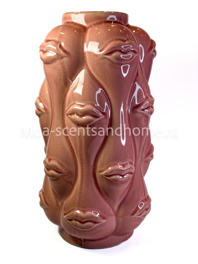 Vaas lippen rose l Vaas lippen rose l